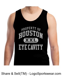 Men's Eye Cavity houston Pride Tank Design Zoom